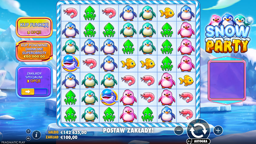 mechanika i symbole Snow-Party slot