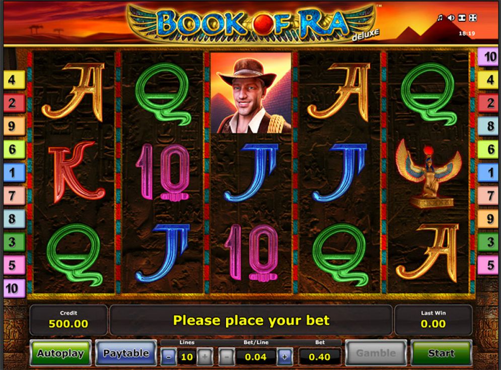 book of ra slot from novomatic